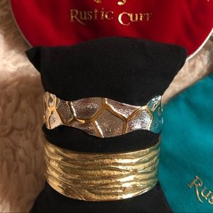 Rustic cuff bracelets